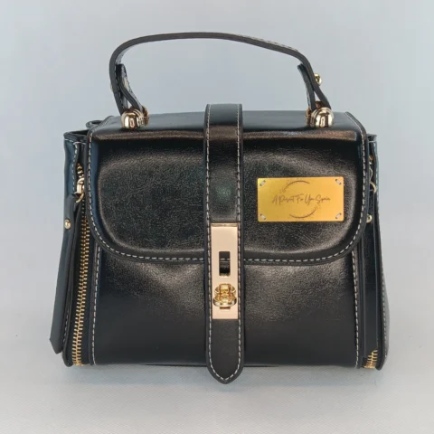 Bolso de piel Flor de Melisa